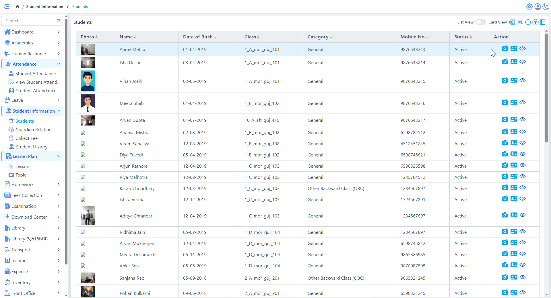 Geometric art installation